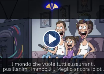 Il mondo che vuole tutti sussurranti, pusillanimi, immobili… Meglio ancora idioti.